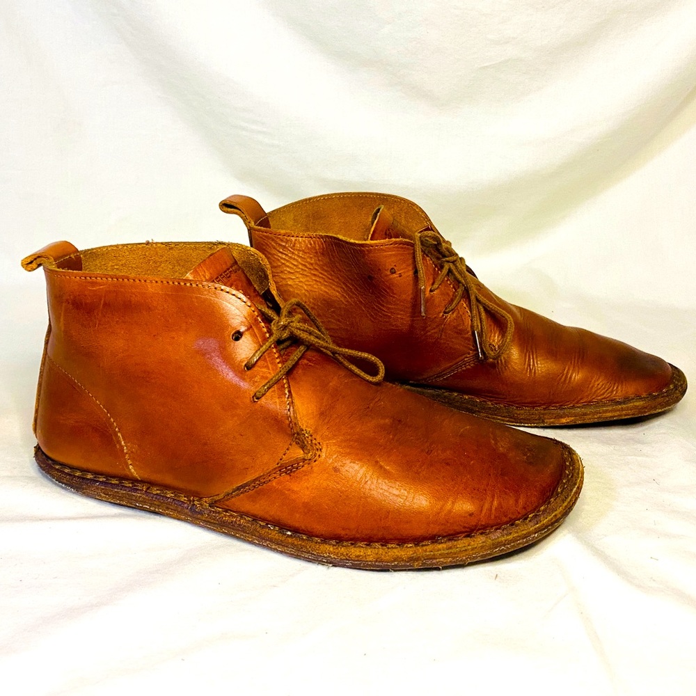 Vivobarefoot 40 gobi leather ankle boots brown